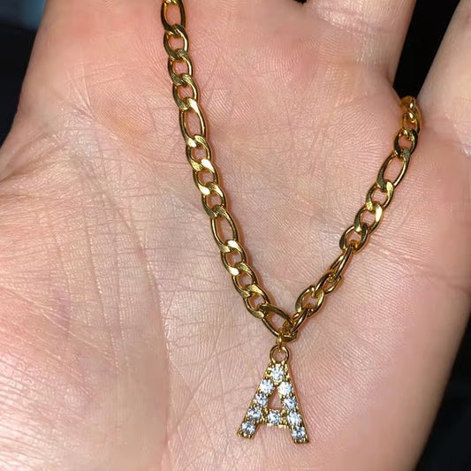 Personalized Gold Initial Anklet ✨